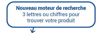 Nouveau moteur de recherche : 3 lettres ou chiffres pour trouver votre produit