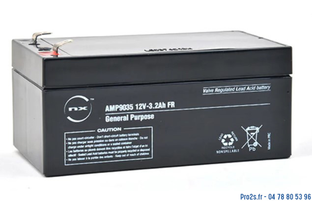telecommande batterie 12v 3-2A face