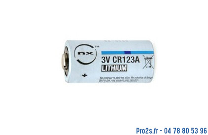 telecommande batterie cr123 pcl9007 face
