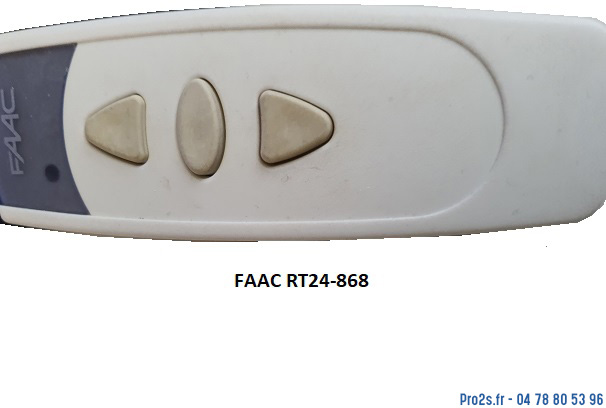 telecommande faac 787481 eldat-rt32e5001 face