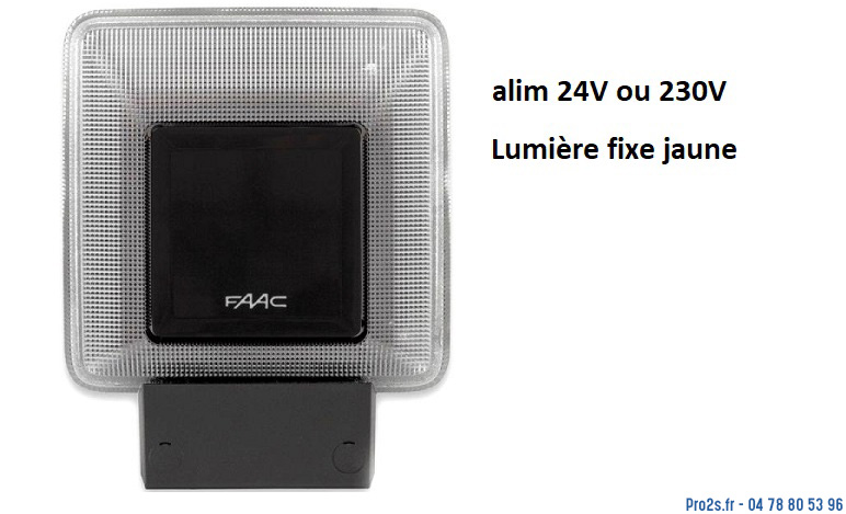 telecommande faac clignotant xled 410029 face