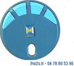 telecommande hormann hsp4 bleu868 face