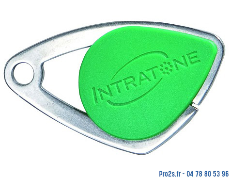 telecommande intratone badge vert-08-0106 face