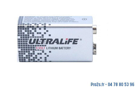 telecommande pile U9VL lithium face