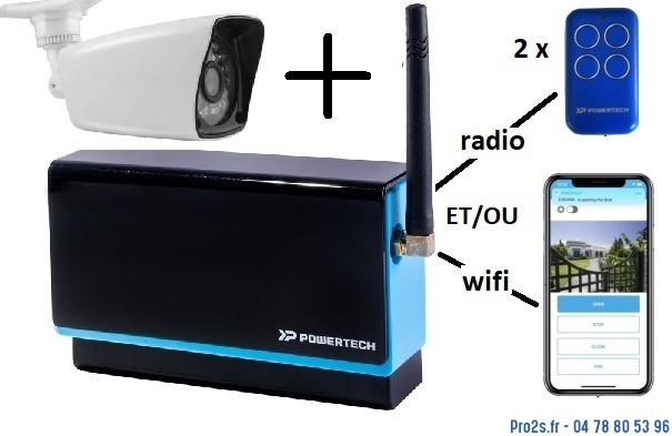 telecommande powertech kit biitween camera face